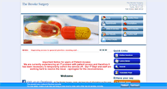 Desktop Screenshot of brookesurgery.co.uk