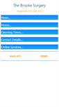 Mobile Screenshot of brookesurgery.co.uk